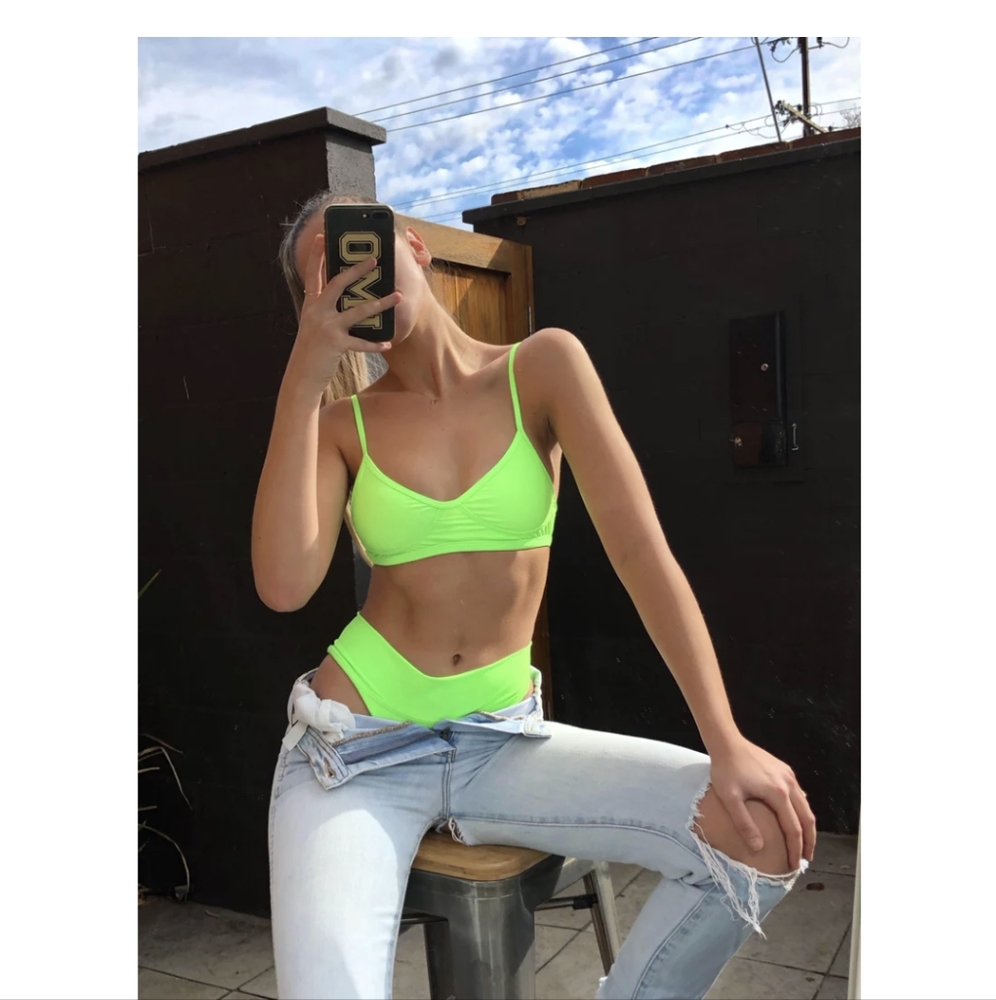Gnash Swim Size 8 Neon Green